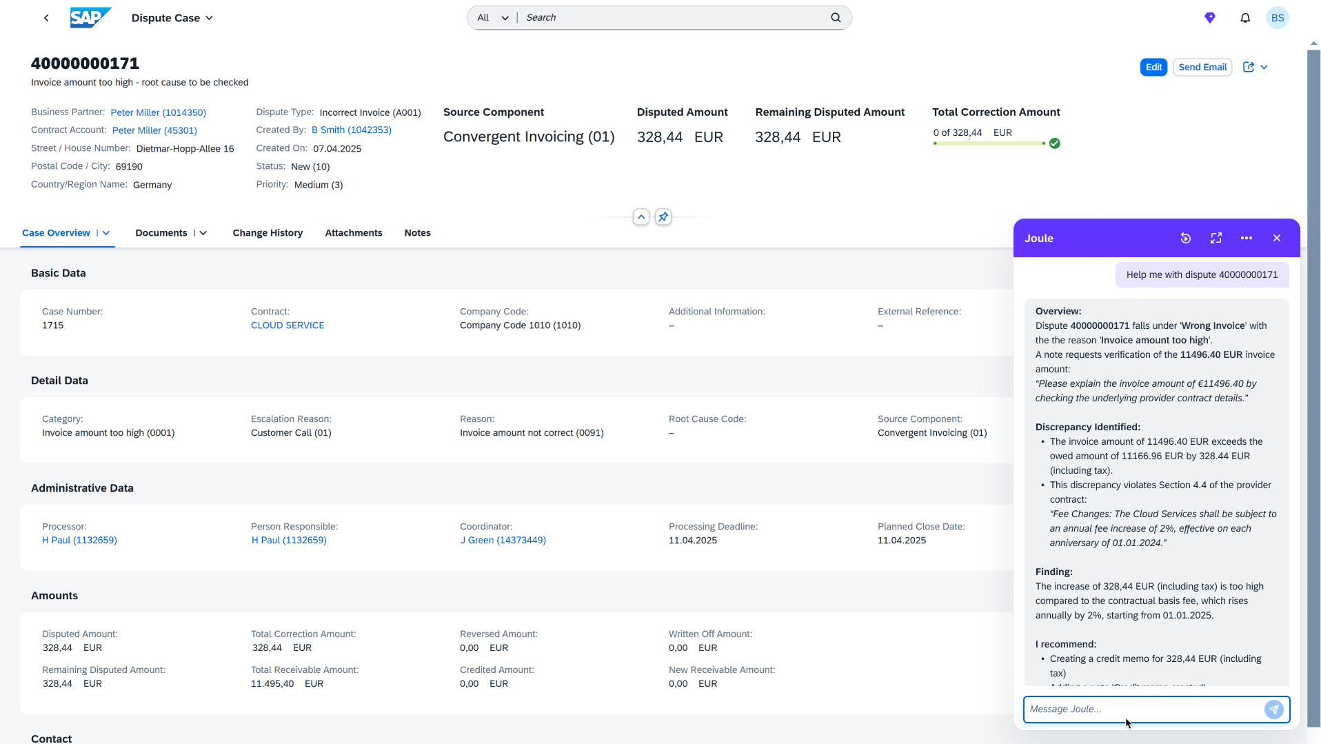 SAP Specific Conditions AI